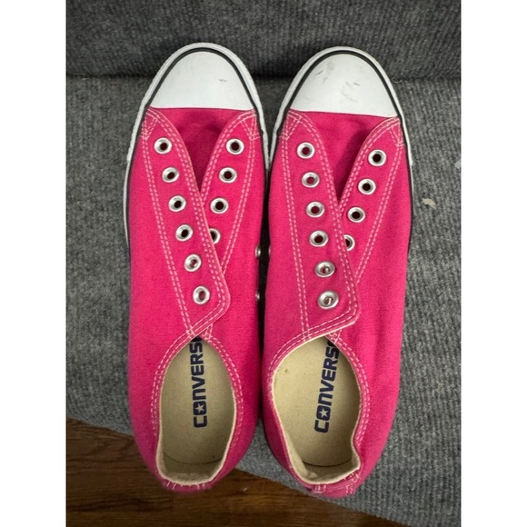 Converse Chuck Taylor All Star Low Top Pink Canvas Sneakers Shoes M 7 W 9 - Picture 5 of 7